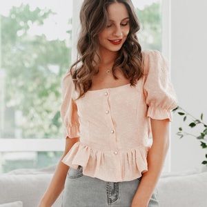 Shein Peplum Blouse